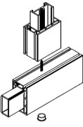 Assemblage avec profilés de panneaux